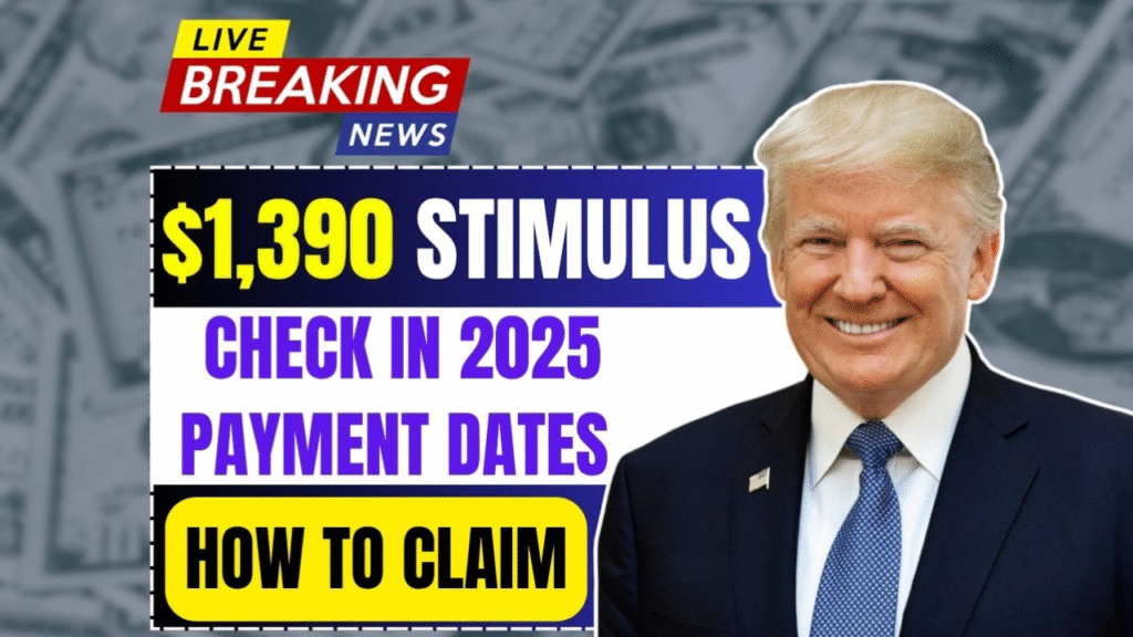 $1,390 stimulus check in 2025: Eligibility, payment dates and how to claim