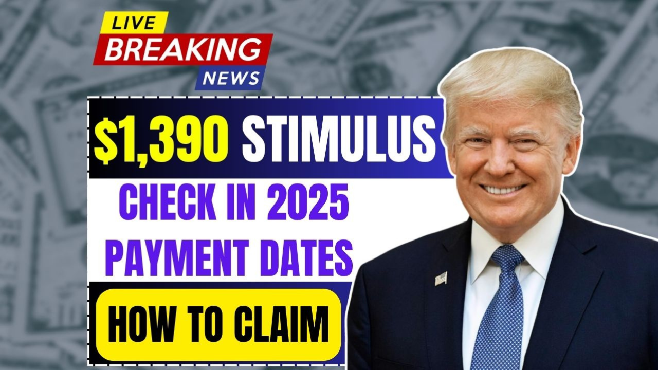 $1,390 stimulus check in 2025: Eligibility, payment dates and how to claim